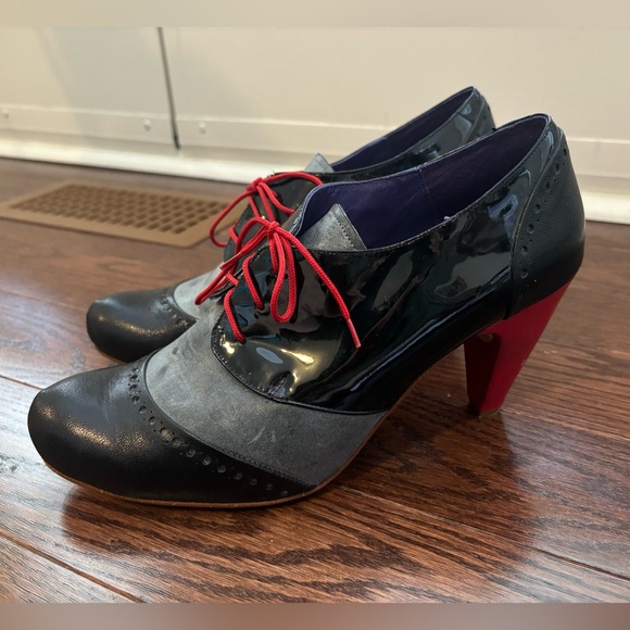 ALTURA SIE7E sz 7 High End Mexican artisan leather high heel unique shoe-booties - Picture 12 of 12